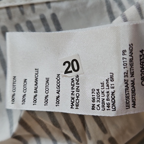 Anthropologie Maeve Puff Short Sleeve Square-Neck Smocked Midi Dress Whi… - Picture 8 of 8